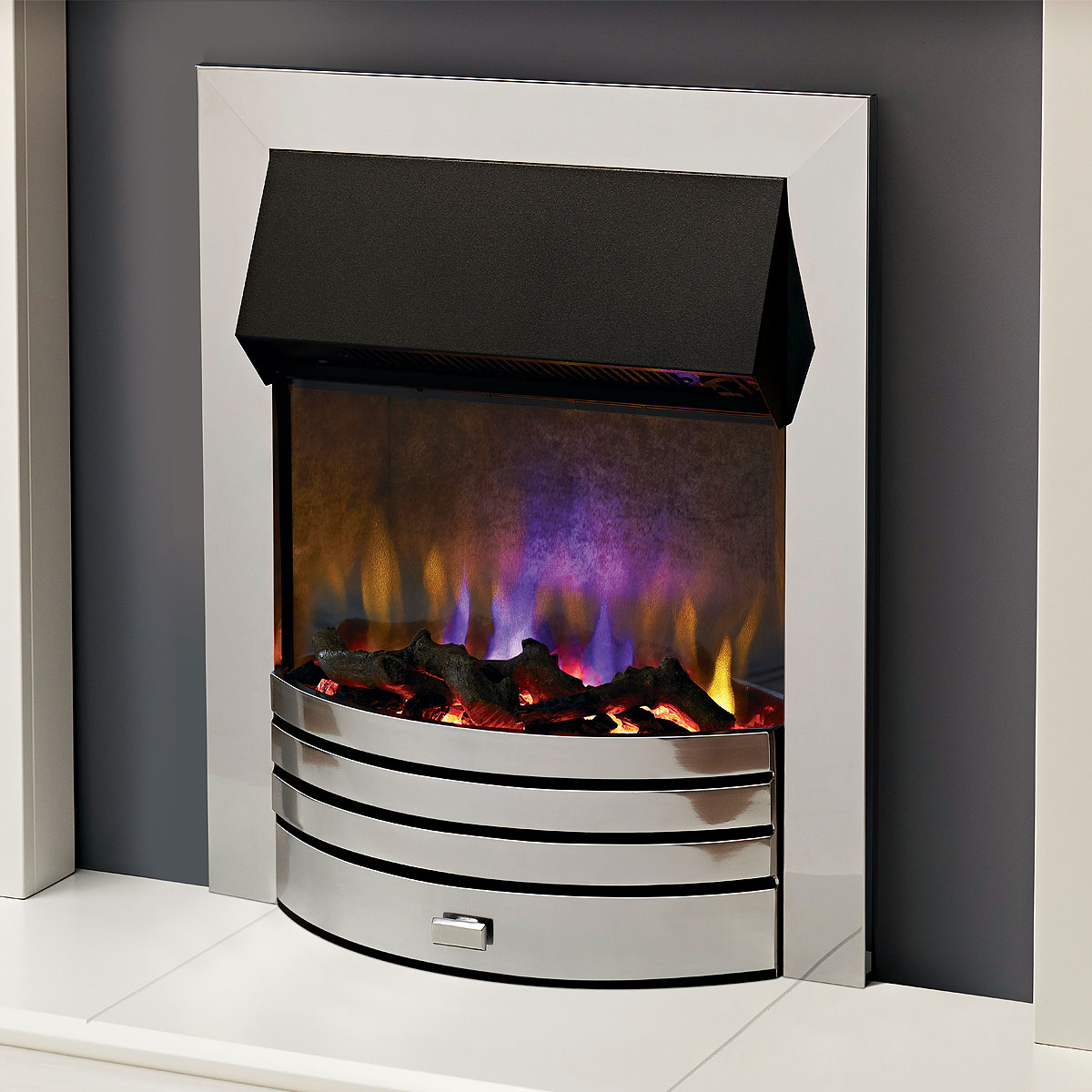 Dimplex Torridon Chrome Optiflame 3D Inset Electric Fire