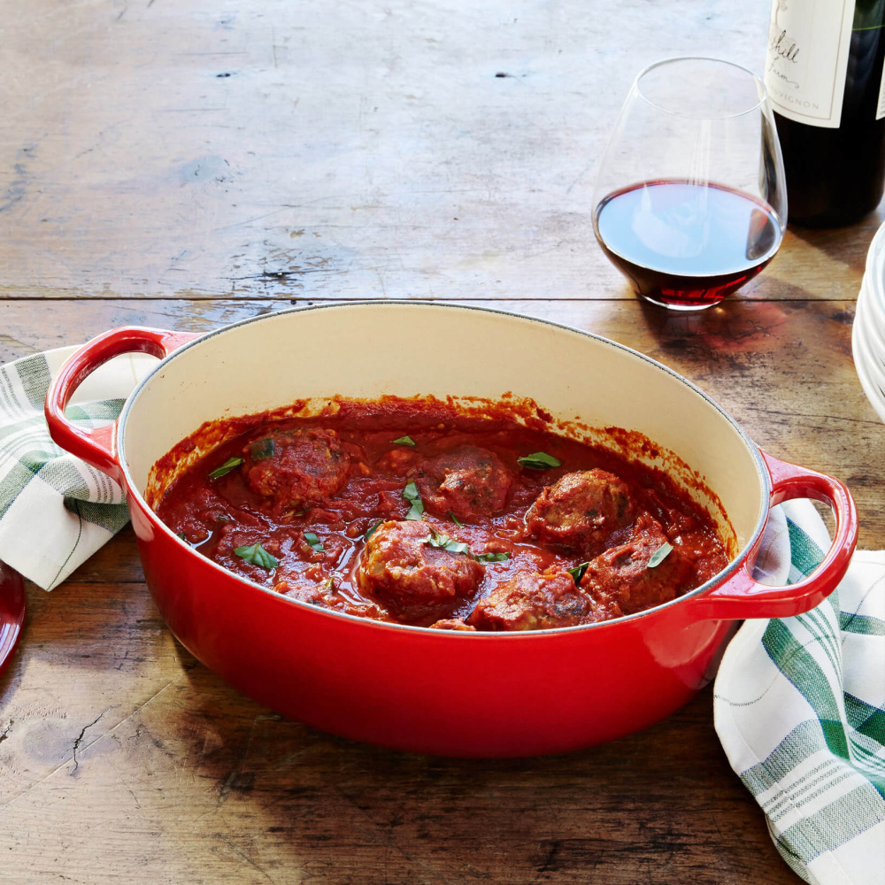Le Creuset Cast Iron Cerise Oval 29cm Casserole Dish | Housing Units