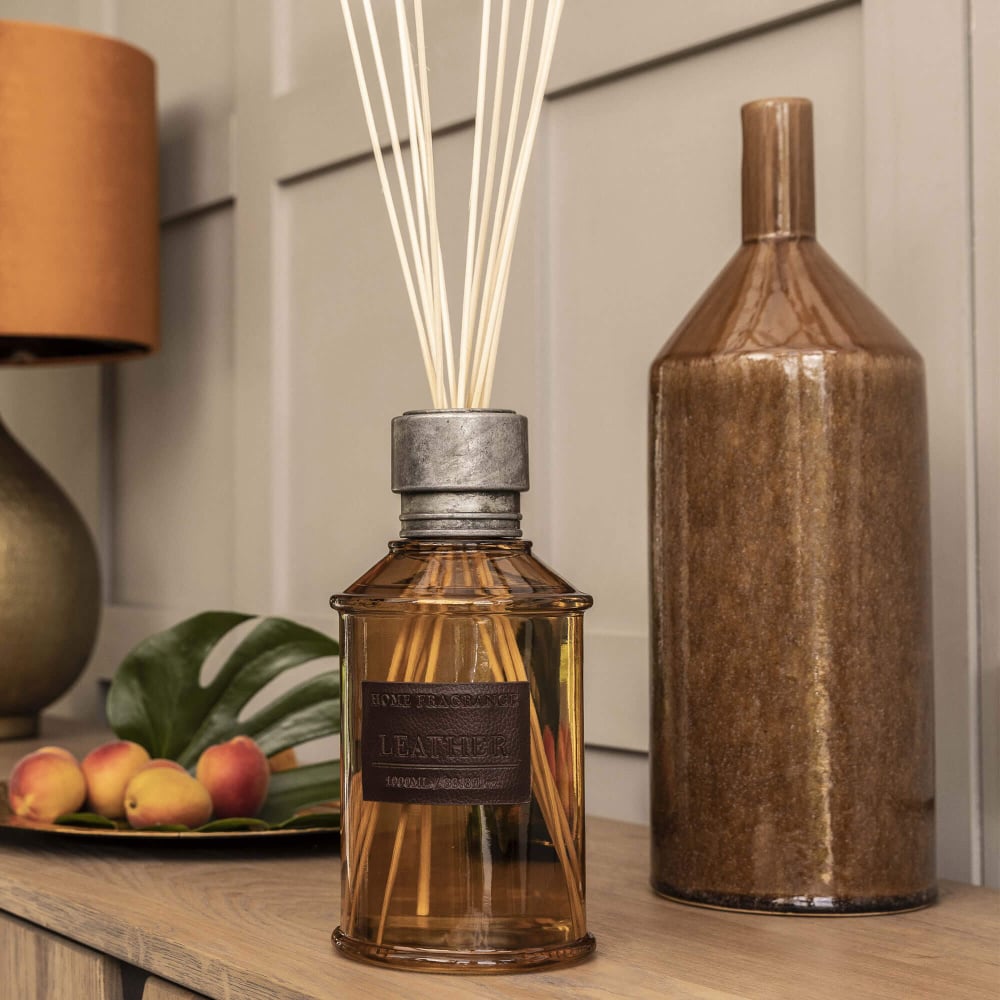Enclosed Reed Diffuser Extra Large Leather Reed Diffuser | Housing Units