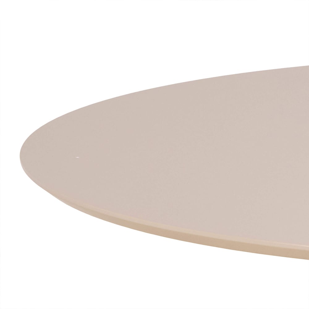 Iliana 110cm Round Beige Dining Table | Housing Units