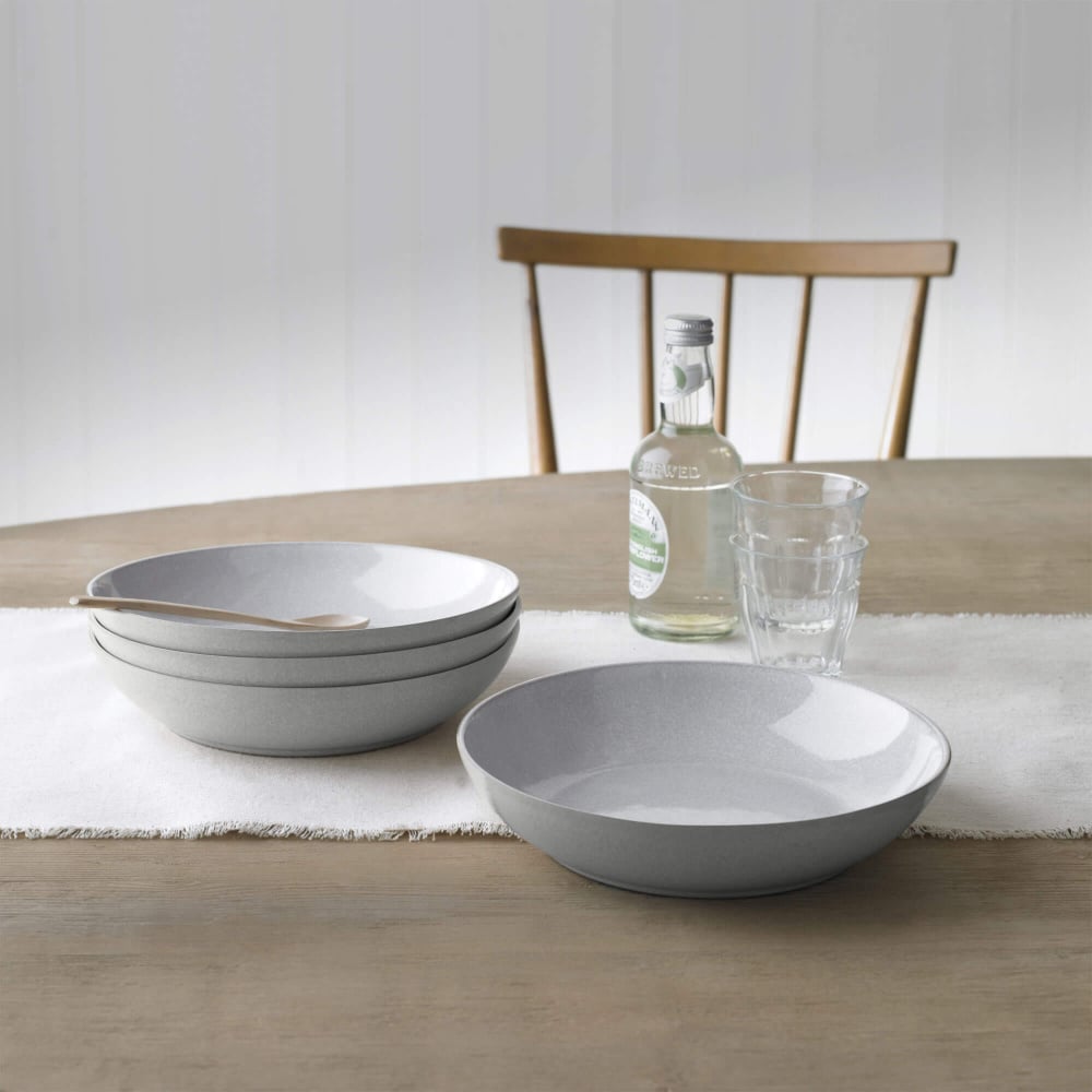 Denby Dove Grey Set Of 4 Pasta Bowls | Housing Units