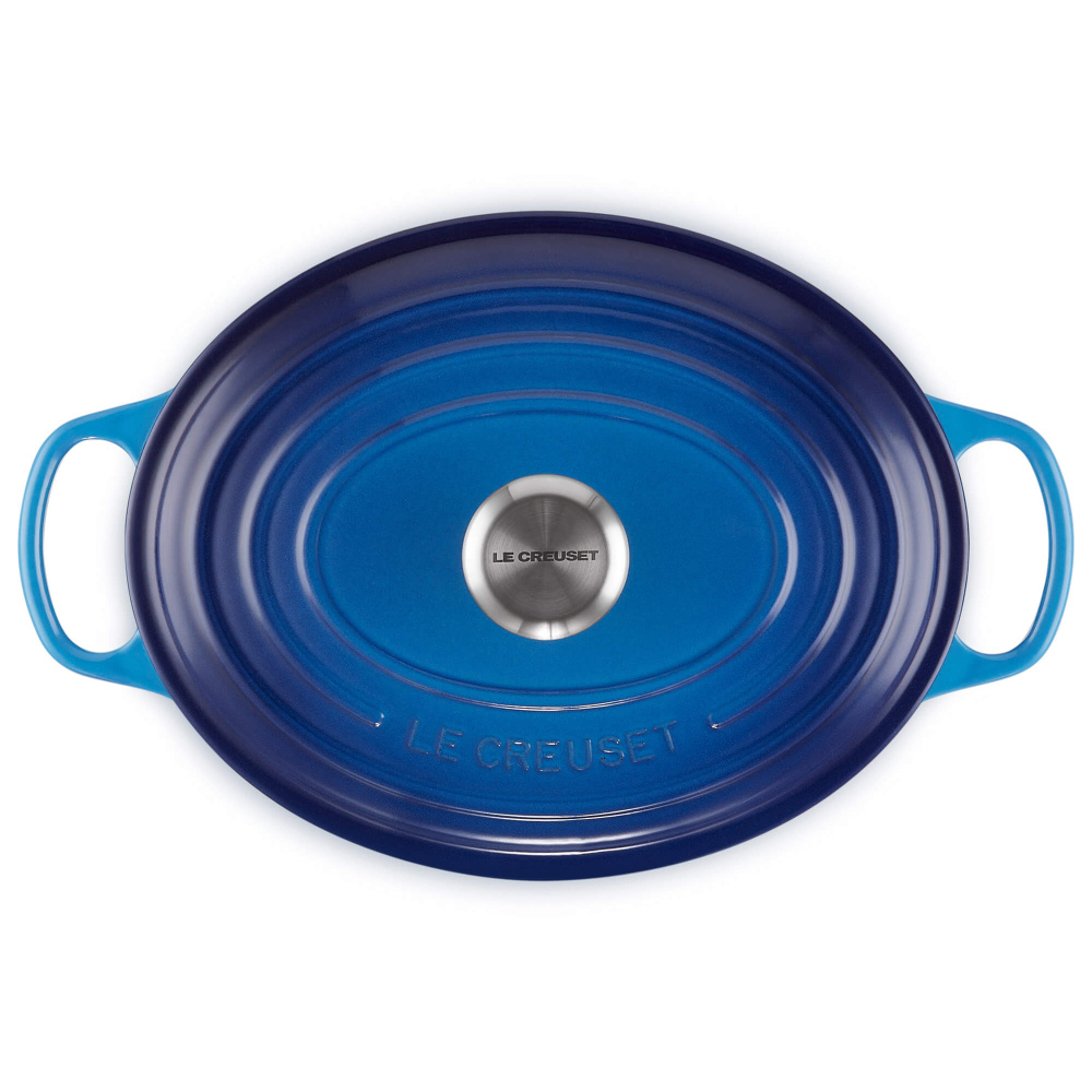 Le Creuset Cast Iron Azure Oval 29cm Casserole Dish | Housing Units