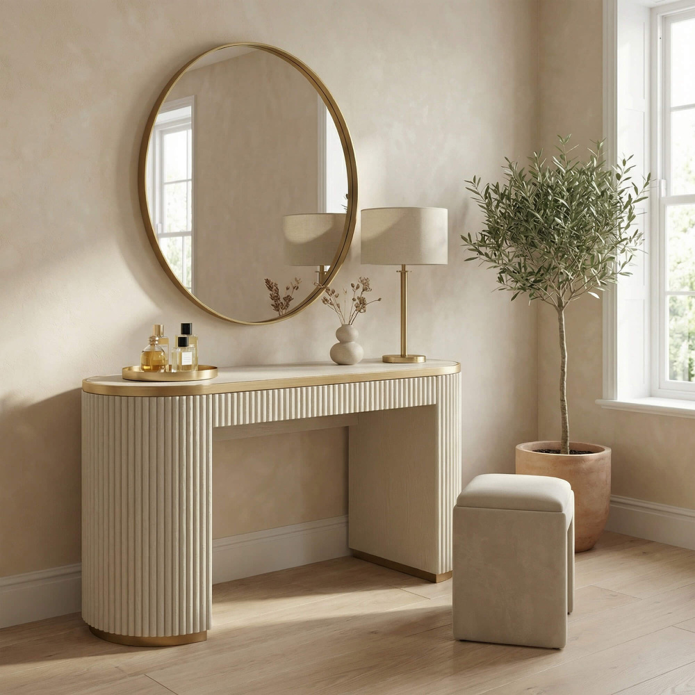dressing table ivory Classic Ivory and Gold Italian Dressing Table