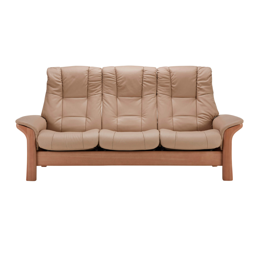 Fauteuil Stressless Windsor Cuir Marron – Occasion – Dimensions (L95 X P87 X H85 Cm)