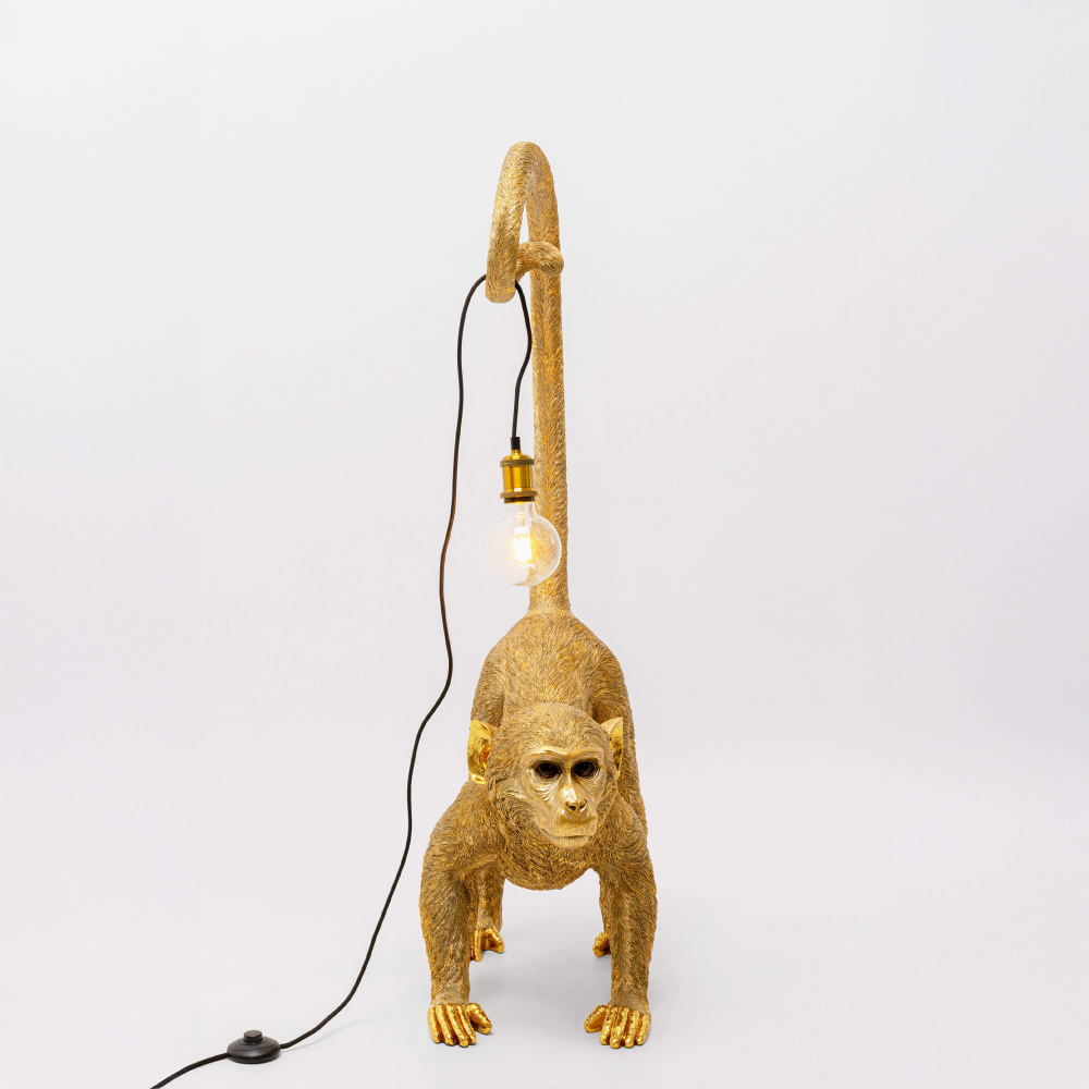 Kare Gold 120cm Monkey Dance Floor Lamp | Housing Units