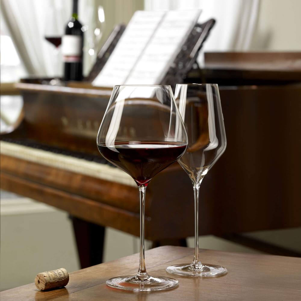 Stolzle Quatrophil Set Of 6 Burgundy Wine Glasses | Housing Units