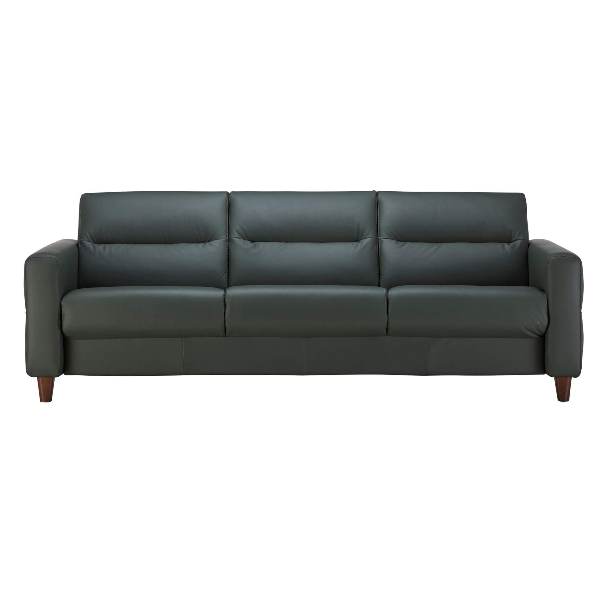 Stressless Fiona Batick Thyme Dark Green Leather Seater Sofa