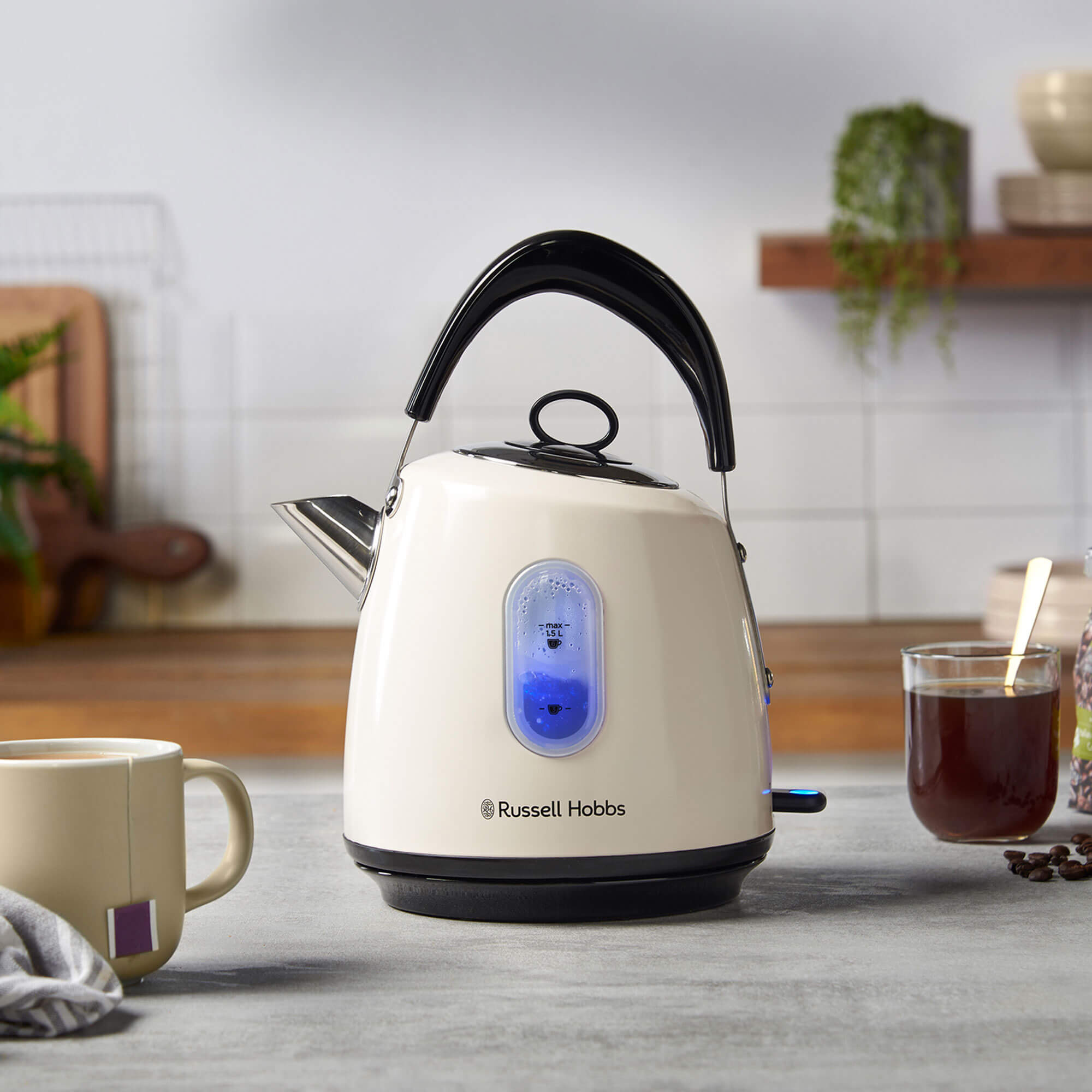Electric Kettles Russell Hobbs Colours Plus Kettle Cream Buy