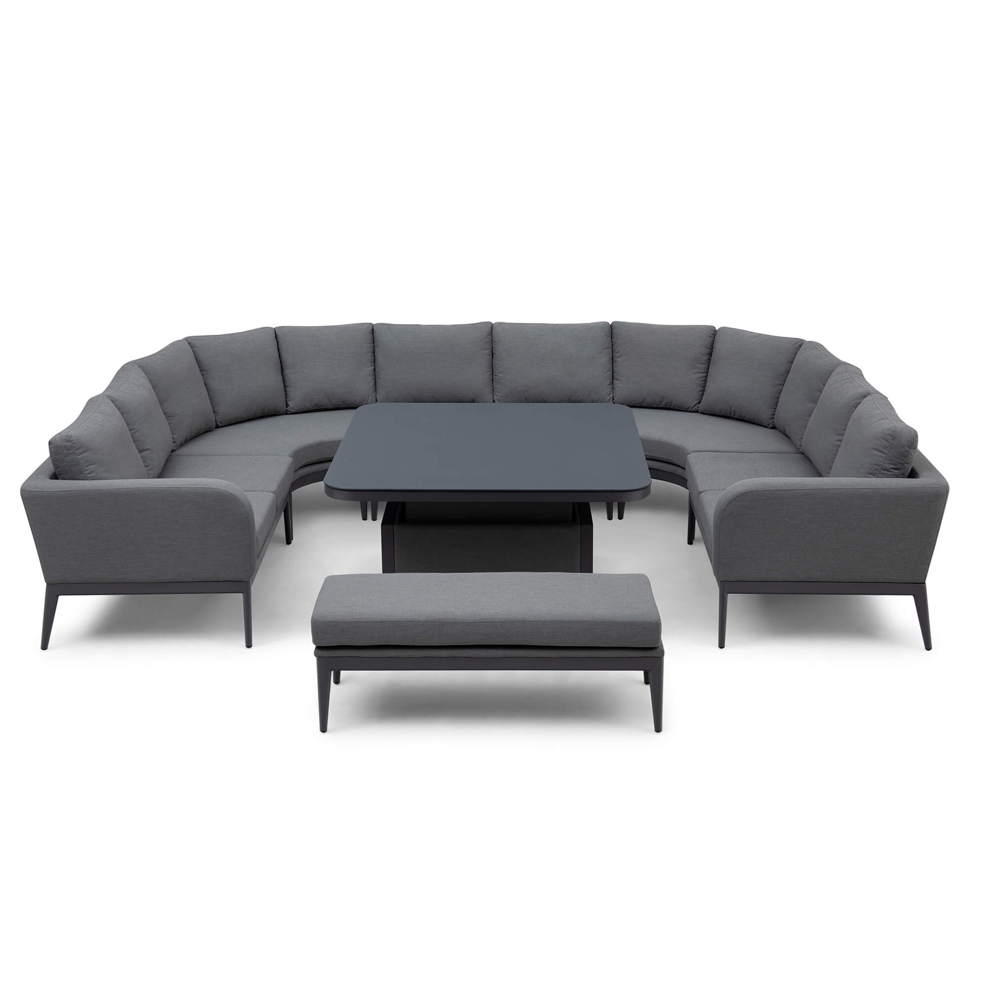 Sorrento UShaped Outdoor Sofa Set With Rising Table