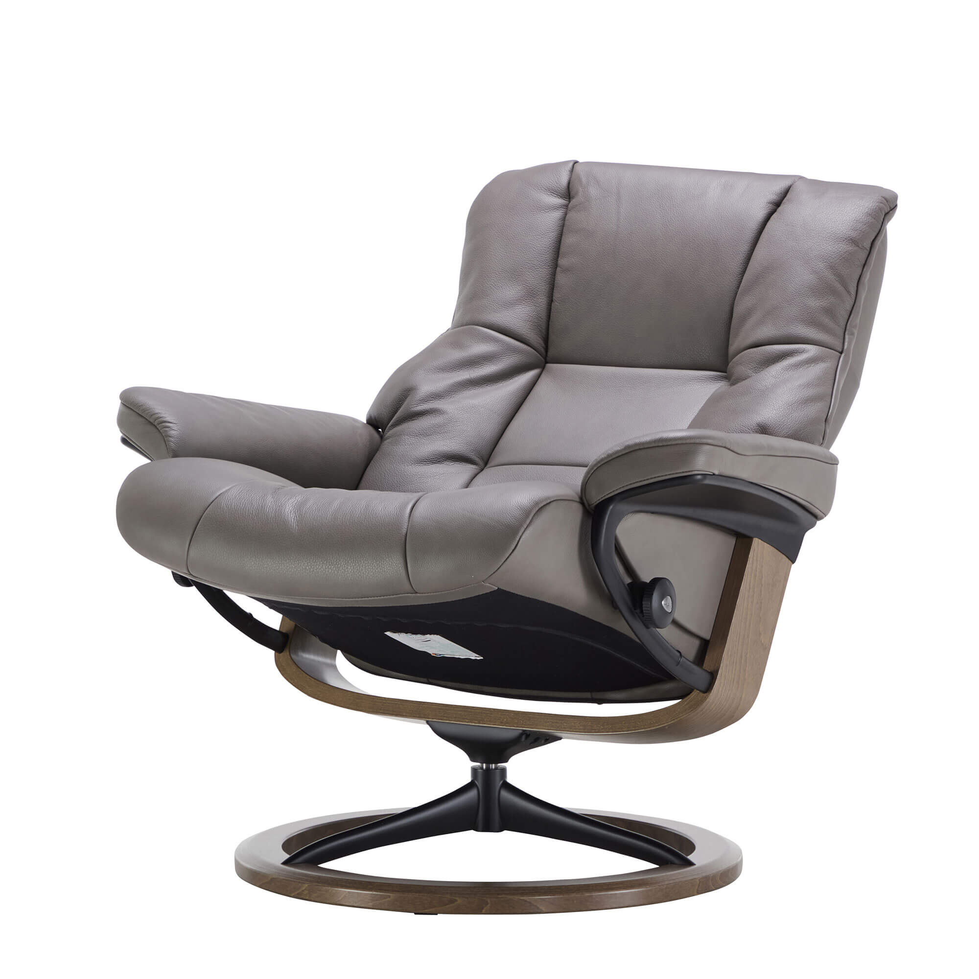 Stressless Mayfair Large Leather Recliner Chair Footstool In