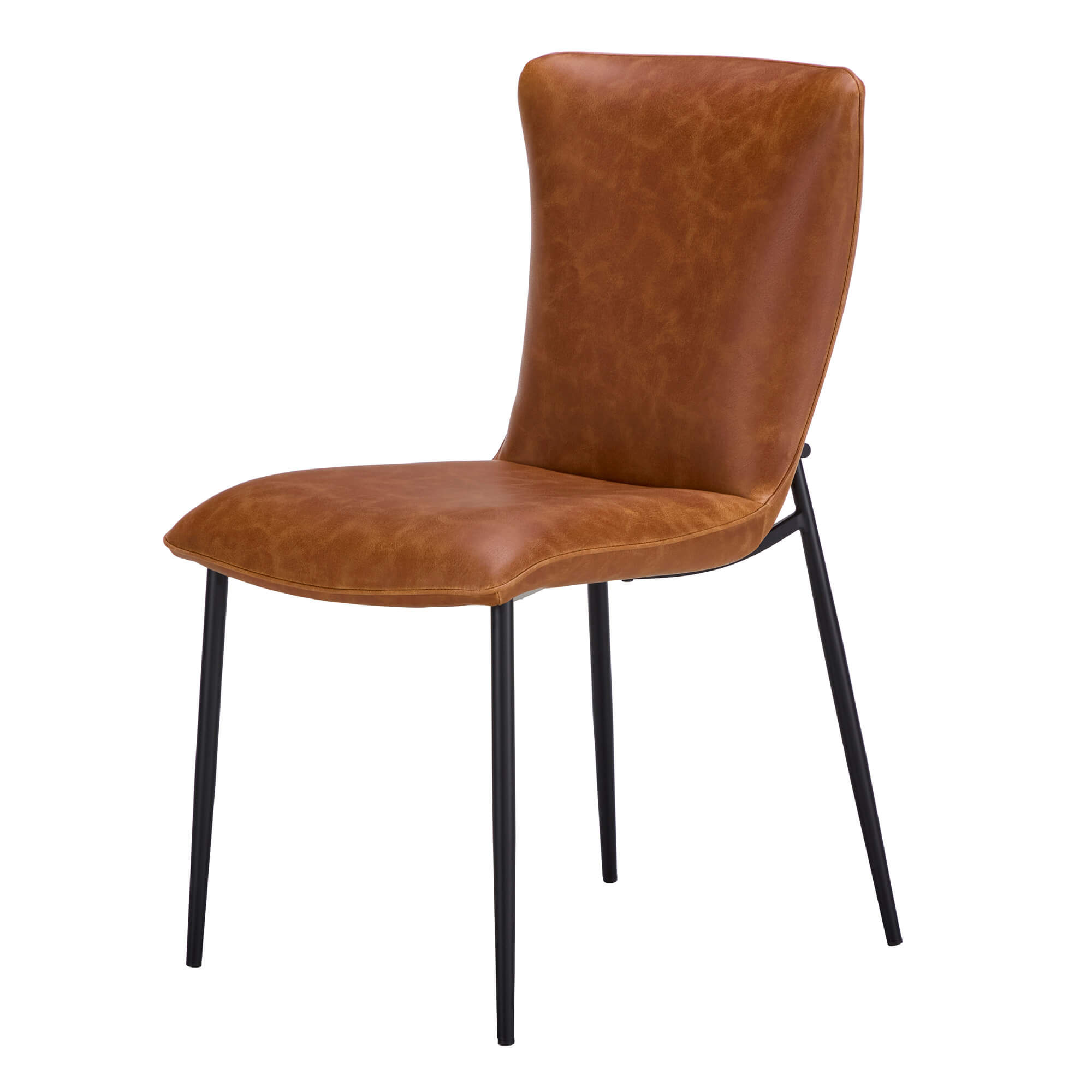 Estelle Tan Faux Leather Dining Chair