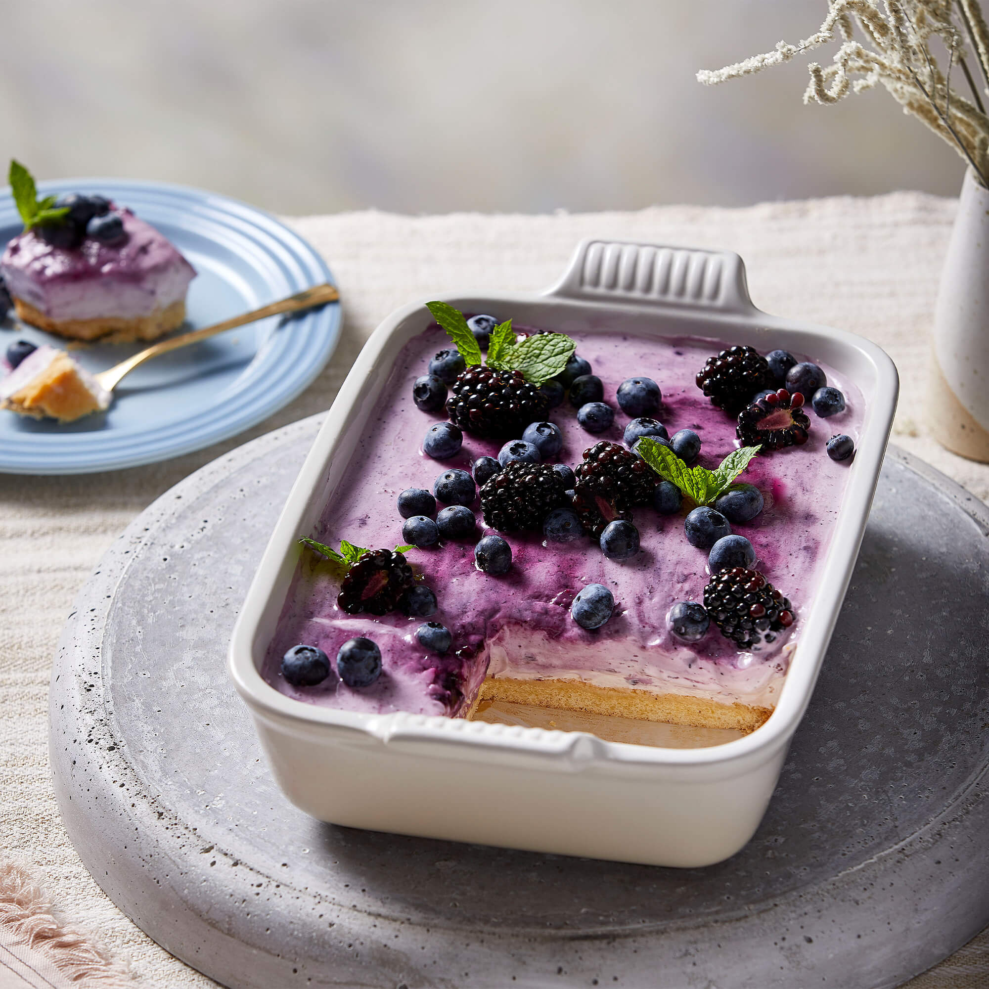 Le Creuset Meringue Stoneware Heritage 32cm Rectangular Dish