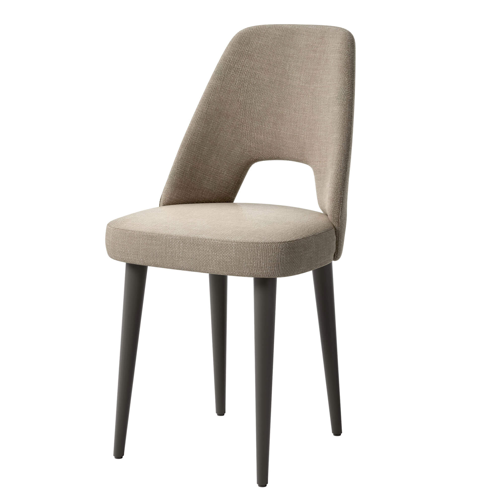 Oratino Beige Fabric Dining Chair