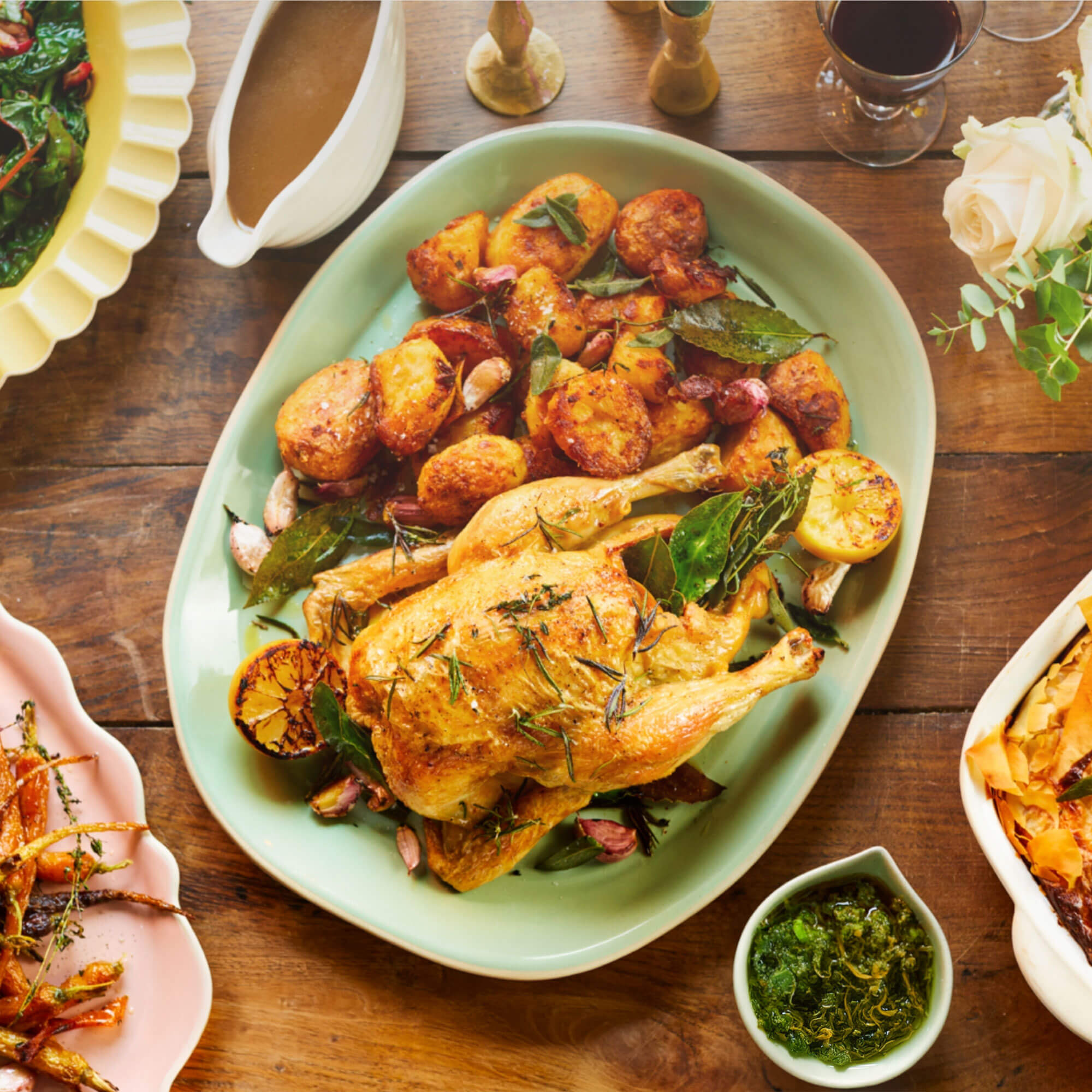 Jamie Oliver Big Love Green Feast Serving Platter