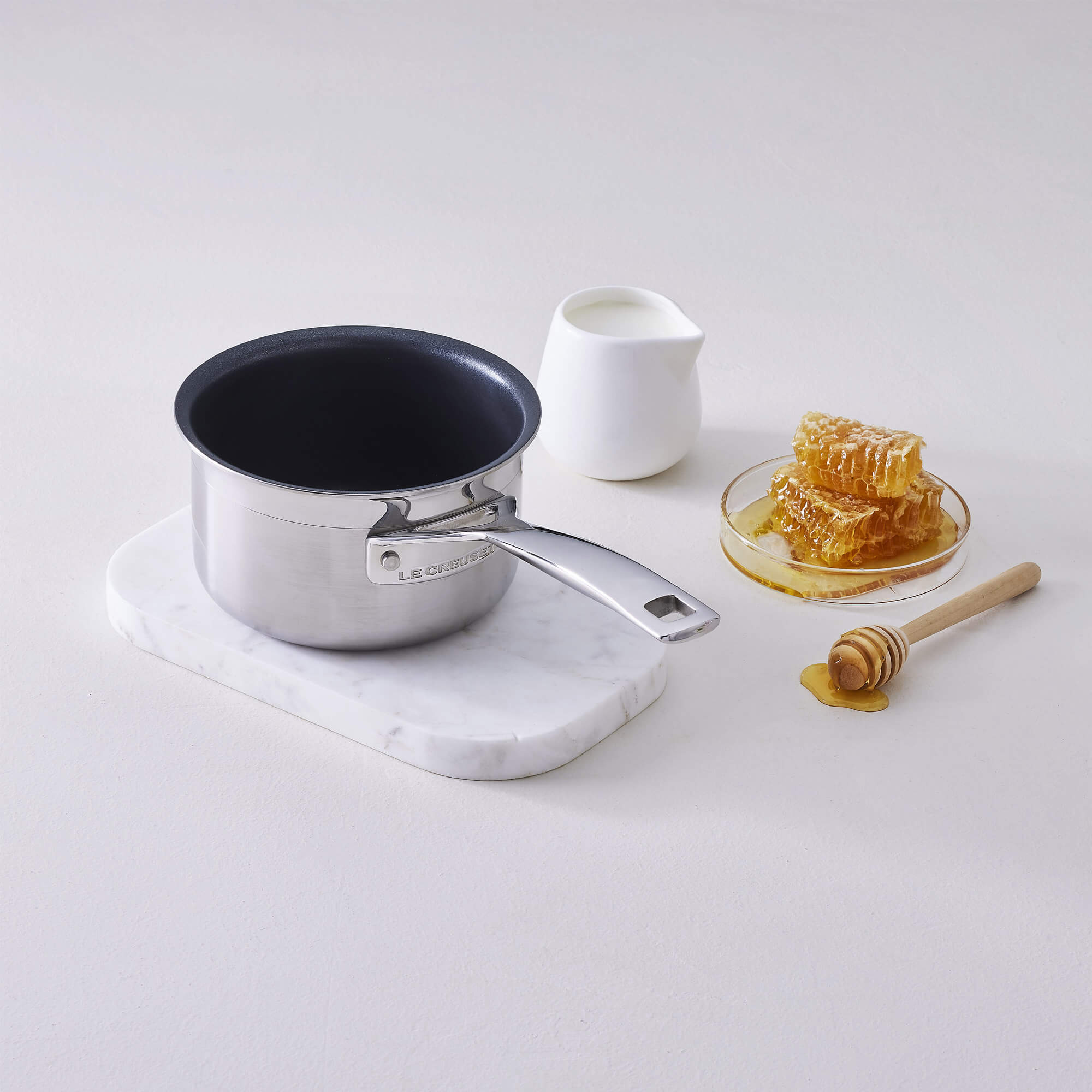 Le Creuset 3Ply Non Stick Stainless Steel 14cm Milk Pan