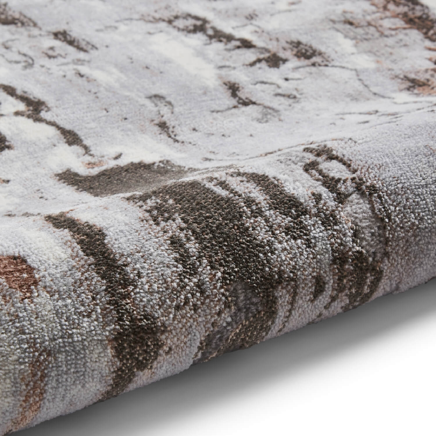 Apollo Abstract Grey & Rose Rug Collection