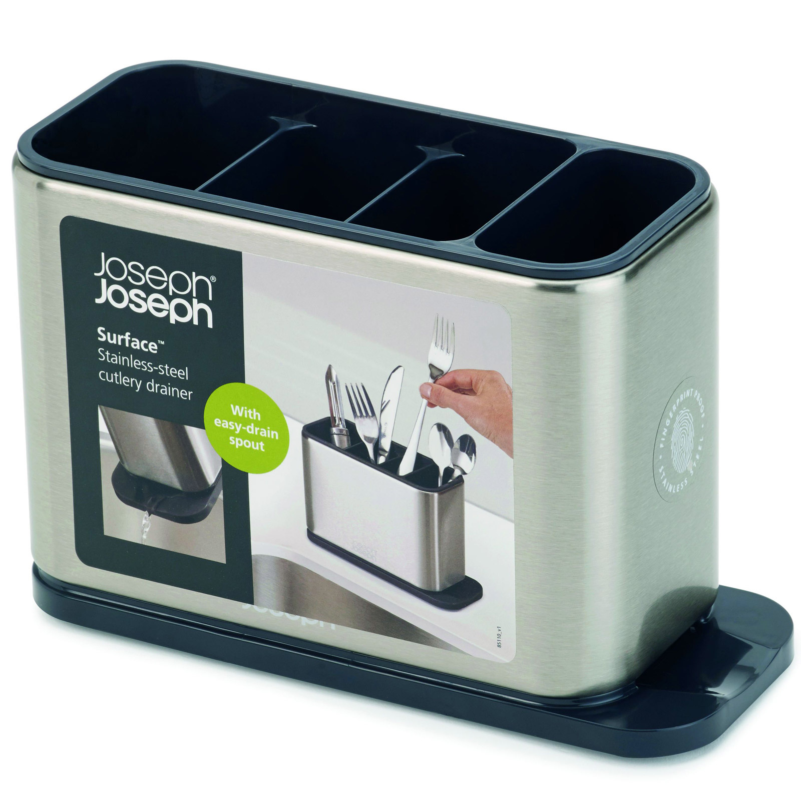 Joseph Joseph Surface Stainless Steel Cutlery Drainer