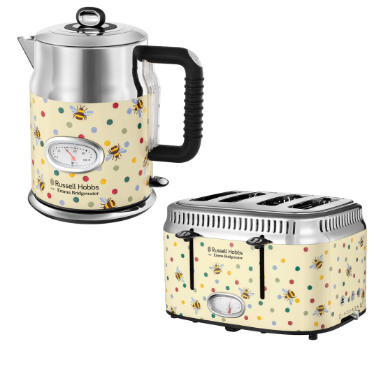 Russell Hobbs Emma Bridgewater Bumblebee Polka Dot Kettle